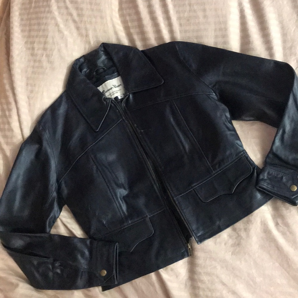 Black leather Jacket